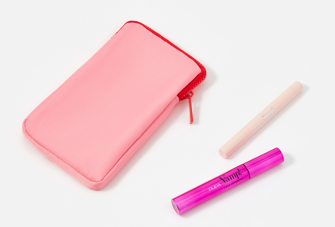 Pupa Mascara & Lip Pencil Set Kit Vamp! Lash Extender + Creamy Duo