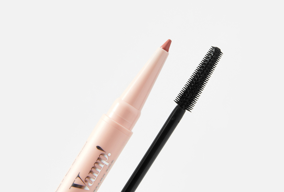 Pupa Mascara & Lip Pencil Set Kit Vamp! Lash Extender + Creamy Duo