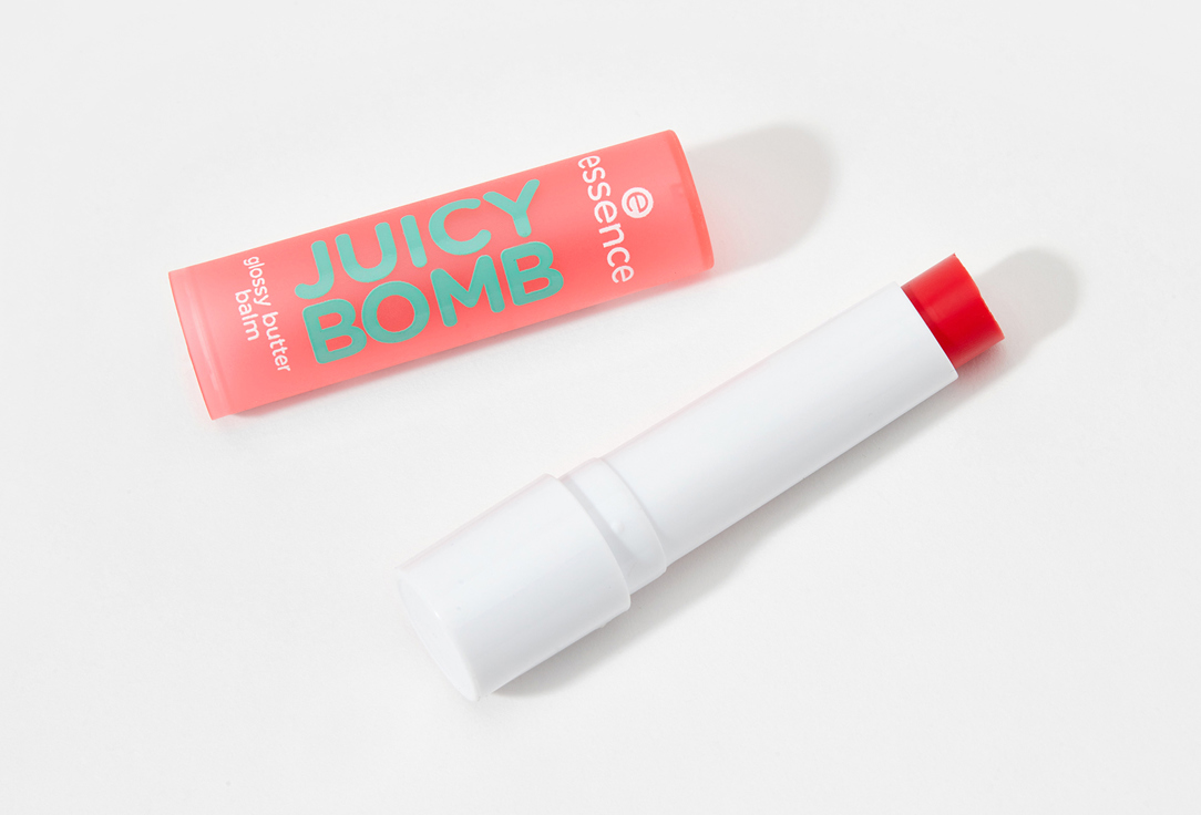 essence Glossy butter balm JUICY BOMB 01, One in a melon 2.5 g essence Glossy butter balm JUICY BOMB