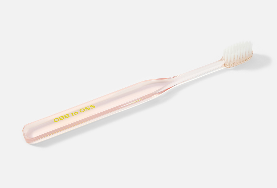 oss to oss Medium-hard toothbrush All-over cleaning Rose quartz 1 pcs oss to oss Medium-hard toothbrush All-over cleaning