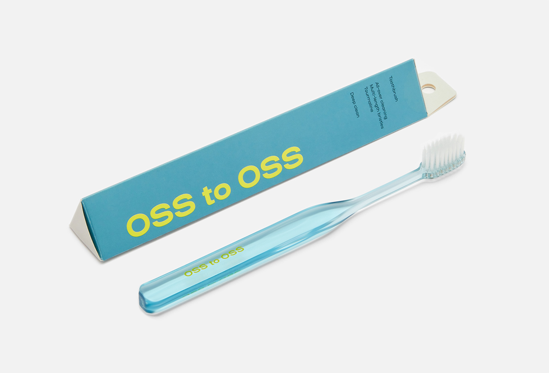 oss to oss Medium-hard toothbrush All-over cleaning