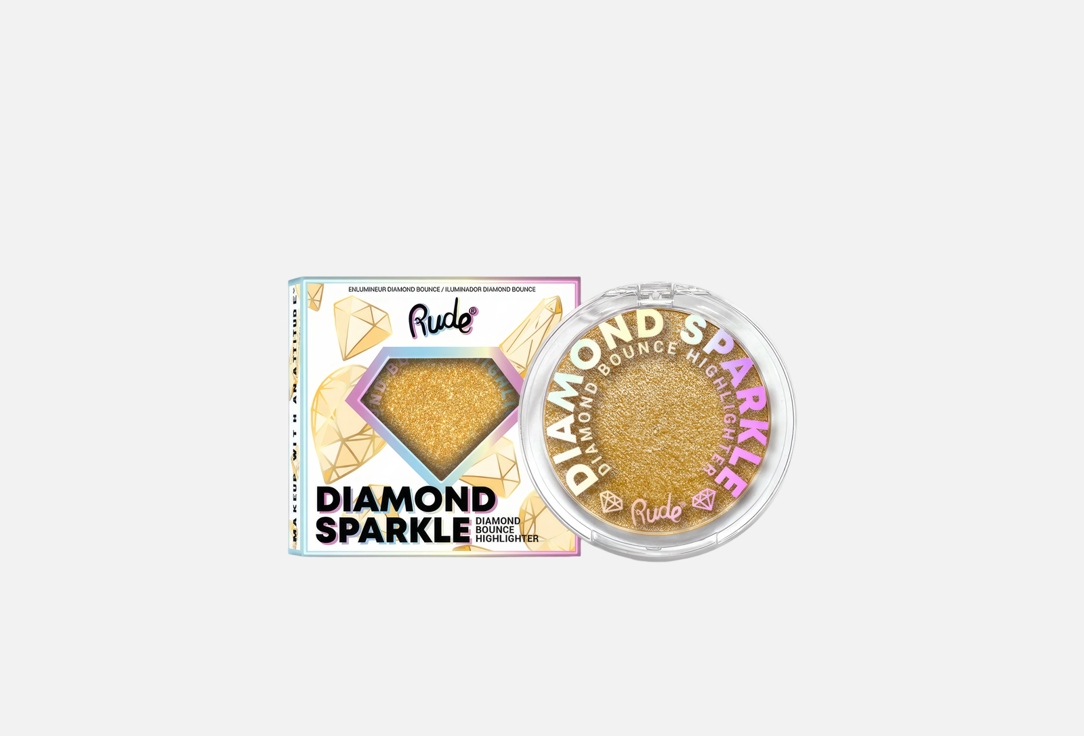 Rude Cosmetics DIAMOND BOUNCE HIGHLIGHTER DIAMOND SPARKLE