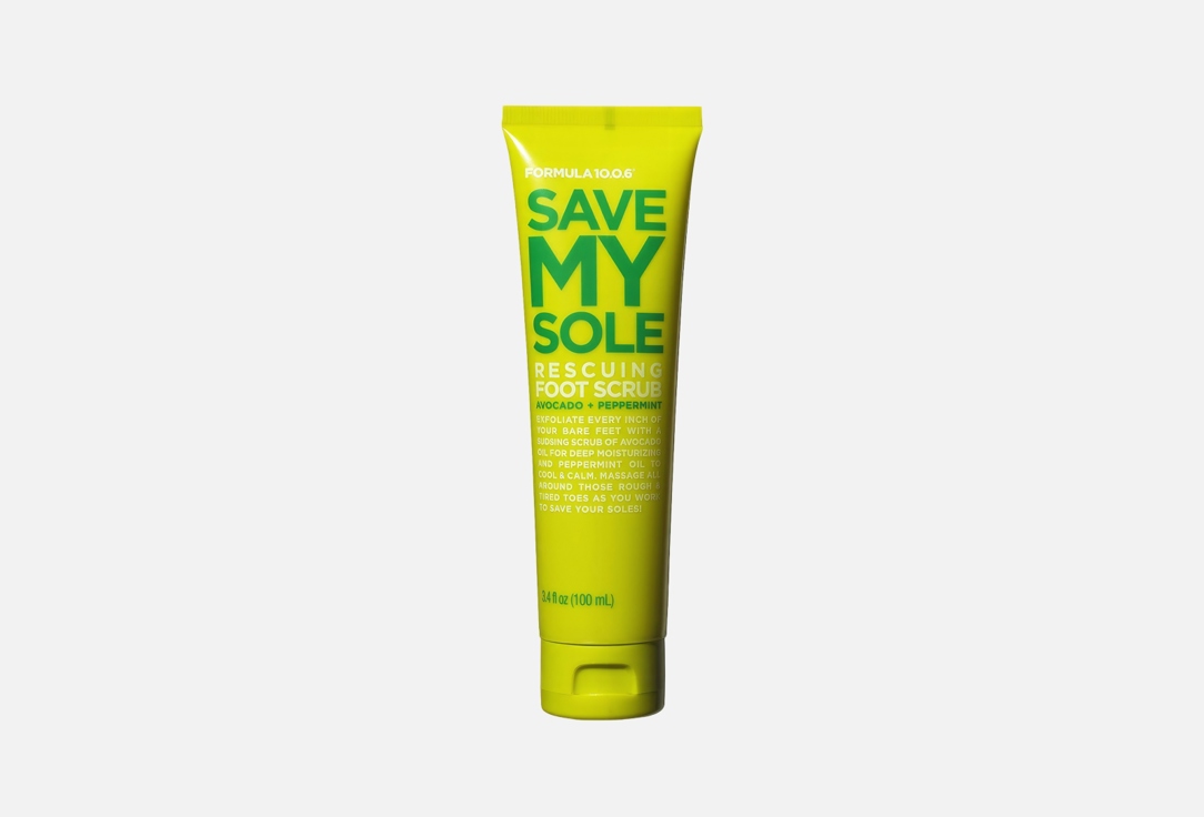 Formula 10.0.6 Foot scrub Save My Sole 100 ml Formula 10.0.6 Foot scrub Save My Sole