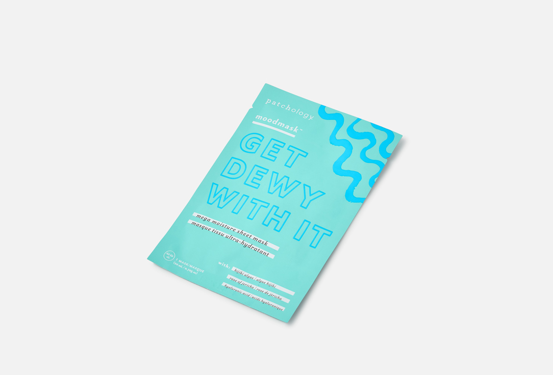 Patchology Sheet mask Moodmask get dewy with it