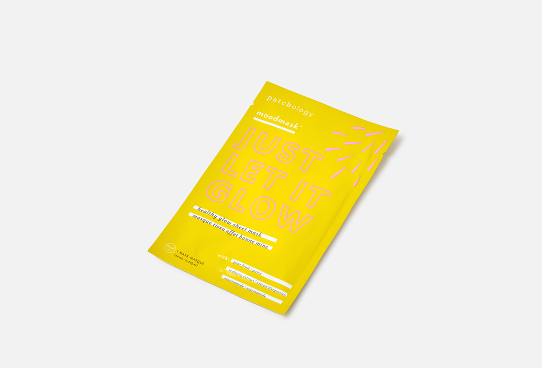 Patchology Sheet mask Moodmask just let it glow