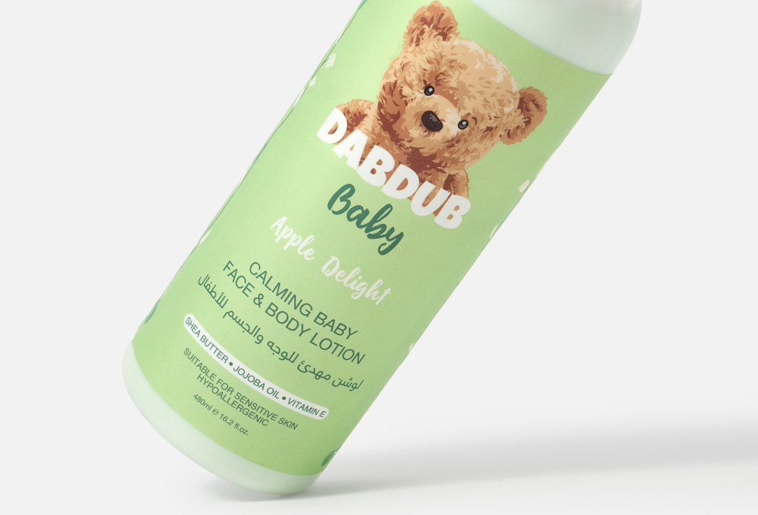 Dabdub Calming Face & Body Lotion Apple Delight 480 ml Dabdub Calming Face & Body Lotion Apple Delight