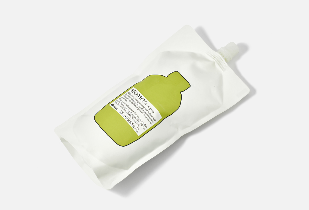 Davines Moisturizing Shampoo refill pouch for dry and dehydrated hair MOMO Shampoo