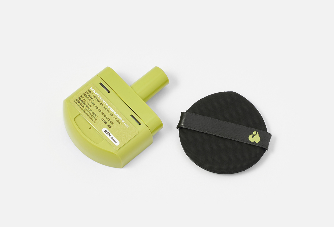 Unleashia Satin cushion foundation refill SPF30 PA++ Healthy-green cushion