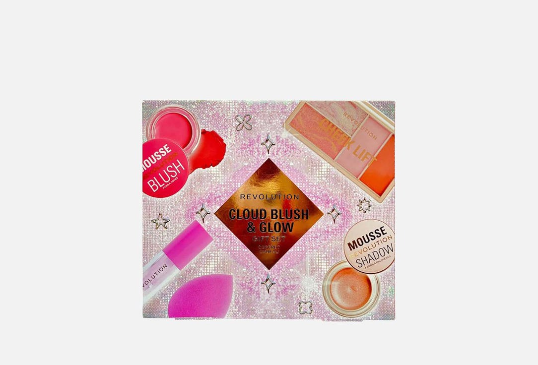 MakeUp Revolution Makeup Gift Set Cloud Blush & Glow