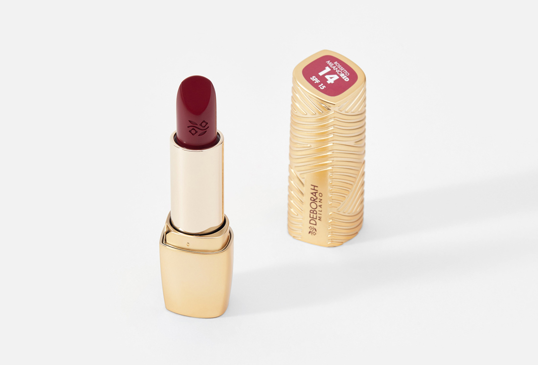 DEBORAH MILANO Губная помада SPF 15 Rossetto milano red 14, Роскошная ягода 4.2 г DEBORAH MILANO Губная помада SPF 15 Rossetto milano red