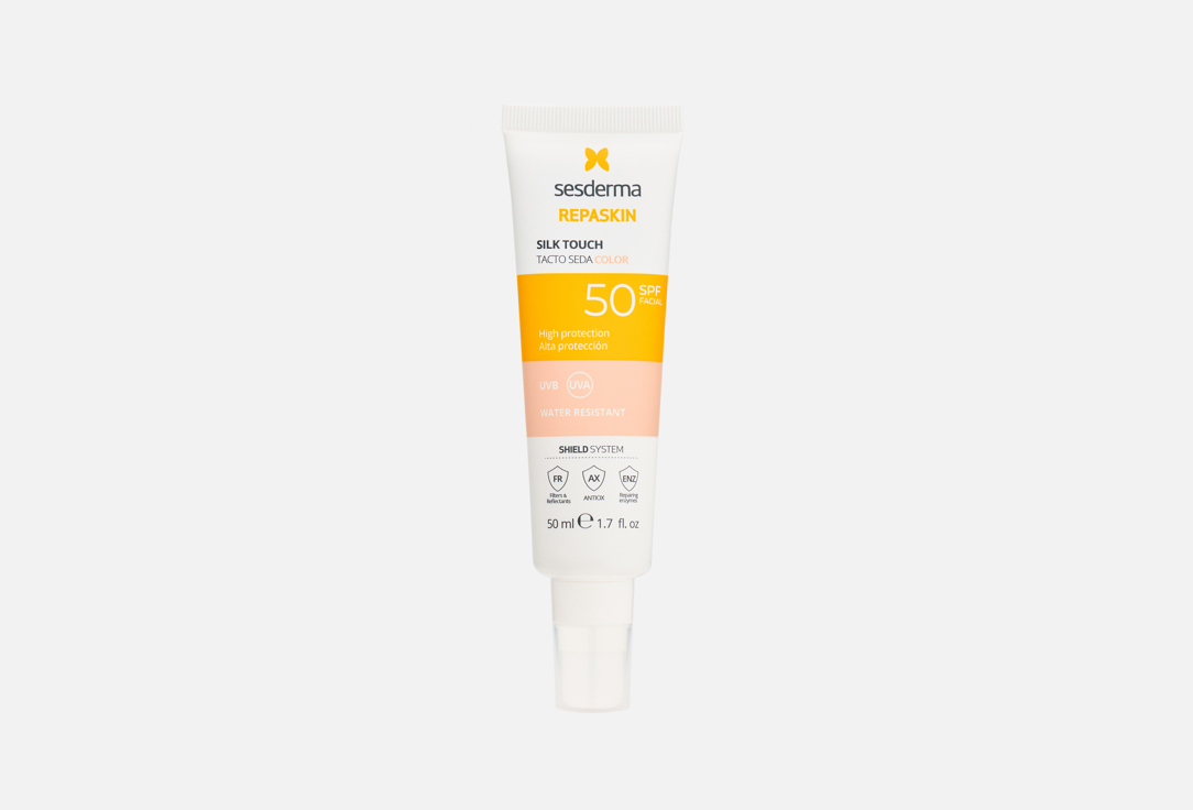 Sesderma Water Resistant Tinted Sunscreen SPF50 REPASKIN Silk Touch Beige 50 ml Sesderma Water Resistant Tinted Sunscreen SPF50 REPASKIN Silk Touch