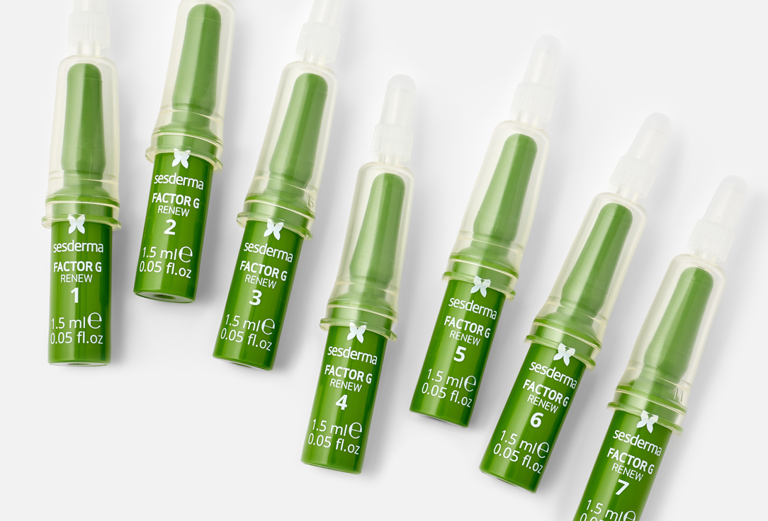 Sesderma BIOSTIMULATING face AMPOULES FACTOR G RENEW 7 pcs Sesderma BIOSTIMULATING face AMPOULES FACTOR G RENEW