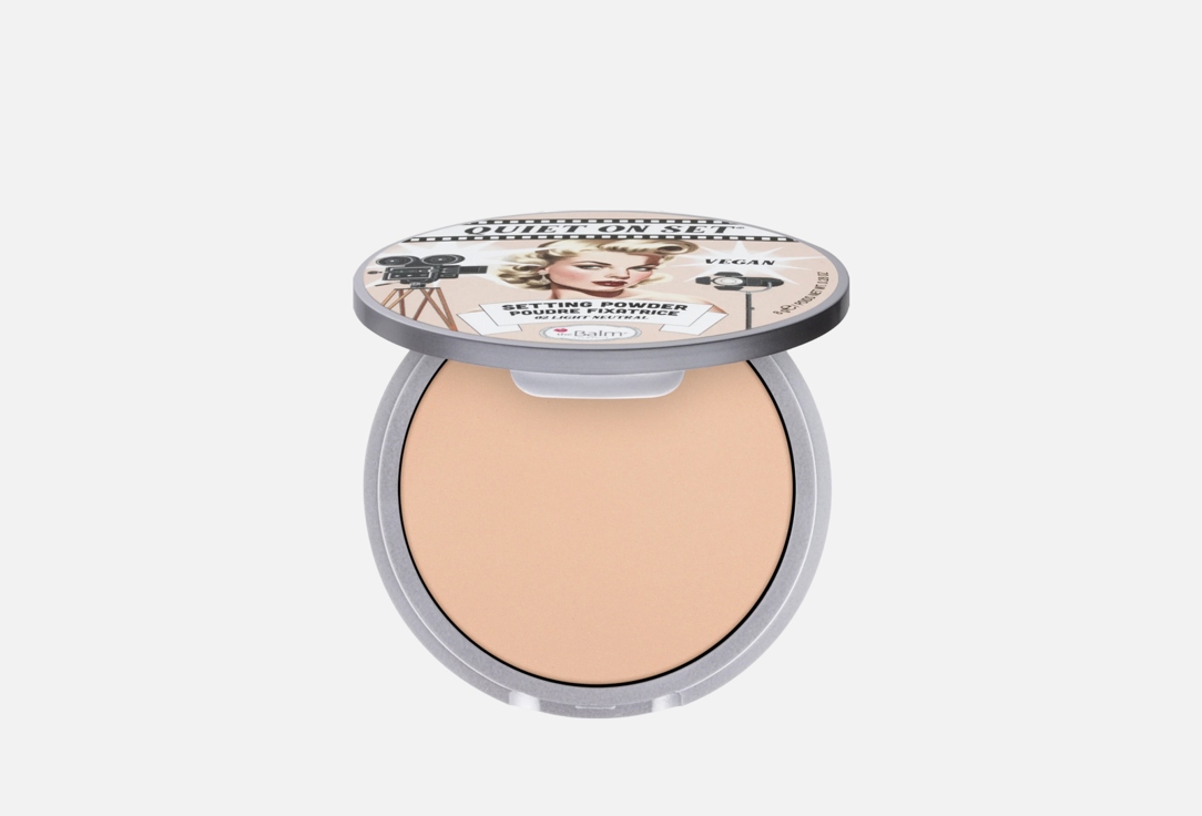 The Balm Setting powder Quiet on set Light Neutral 8 g The Balm Setting powder Quiet on set