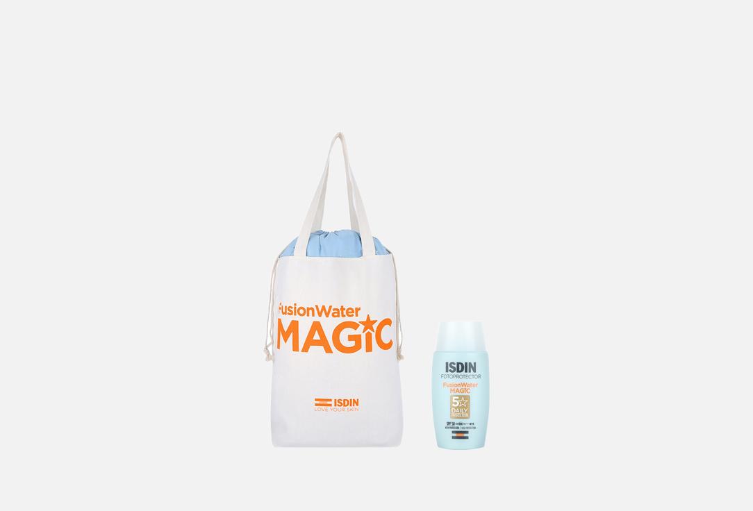 ISDIN Sunscreen SPF 50 & Beach Bag Set Fusion Water MAGIC