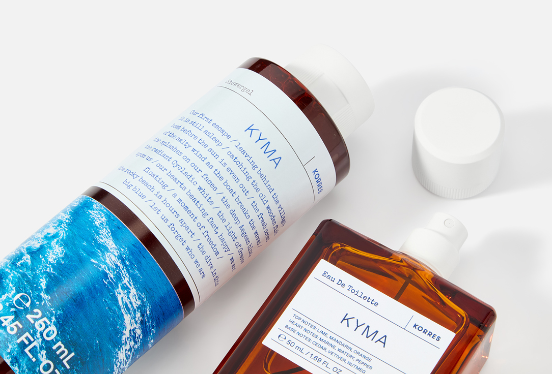 Korres Eau De Toilette & Shower gel set The Kyma