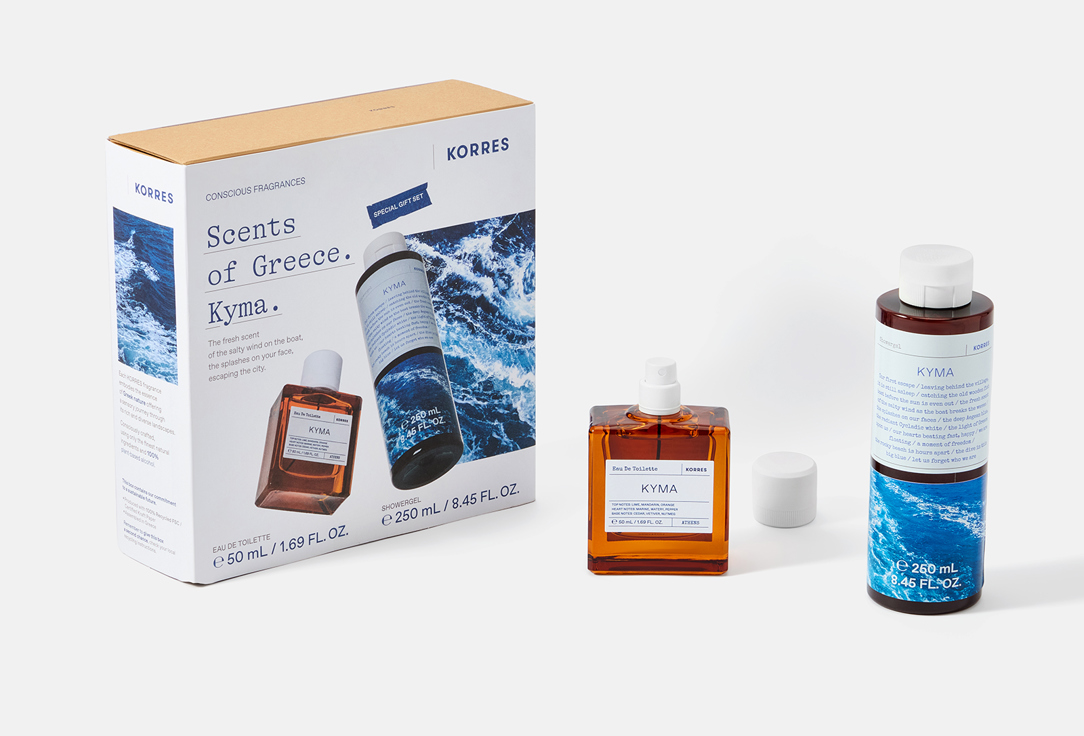 Korres Eau De Toilette & Shower gel set The Kyma