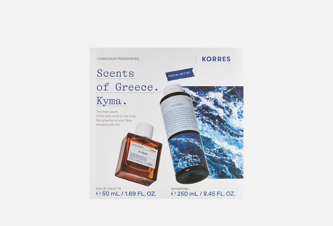 Korres Eau De Toilette & Shower gel set The Kyma