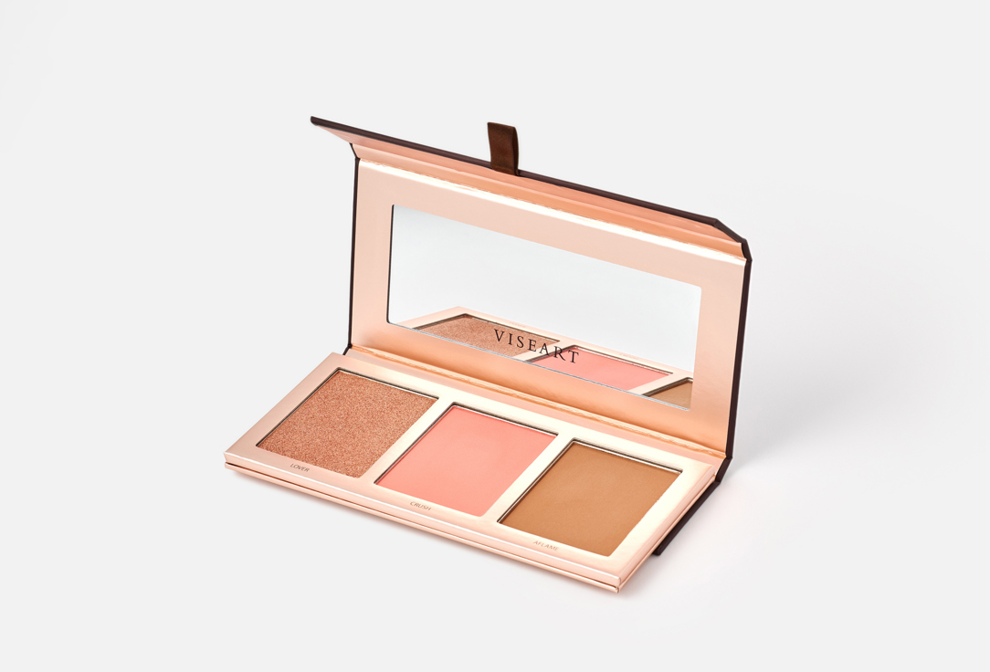 VISEART Face Palette Highlighter, Blush & Contour