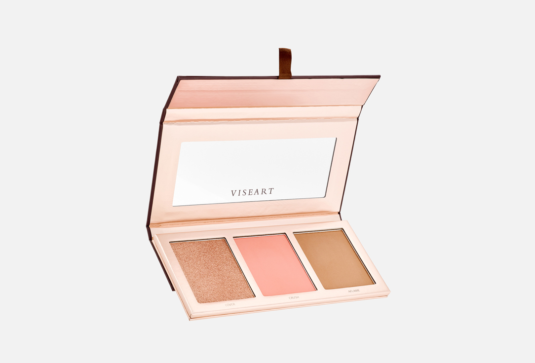 VISEART Face Palette Highlighter, Blush & Contour