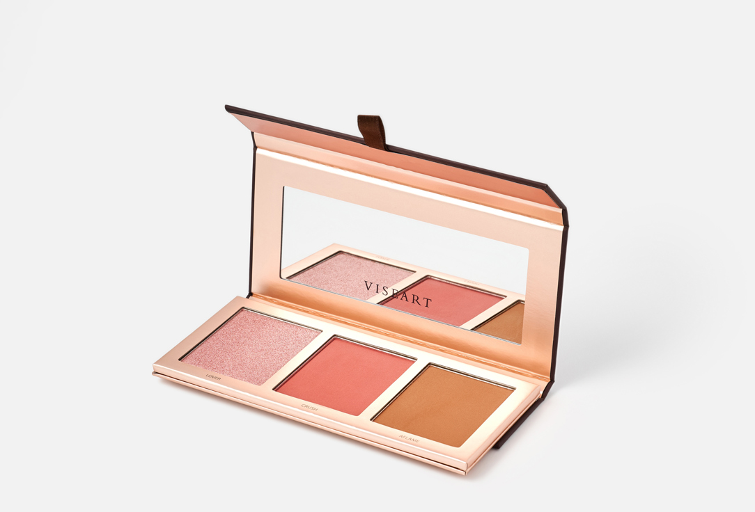 VISEART Face Palette Highlighter, Blush & Contour