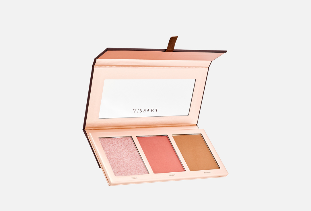 VISEART Face Palette Highlighter, Blush & Contour