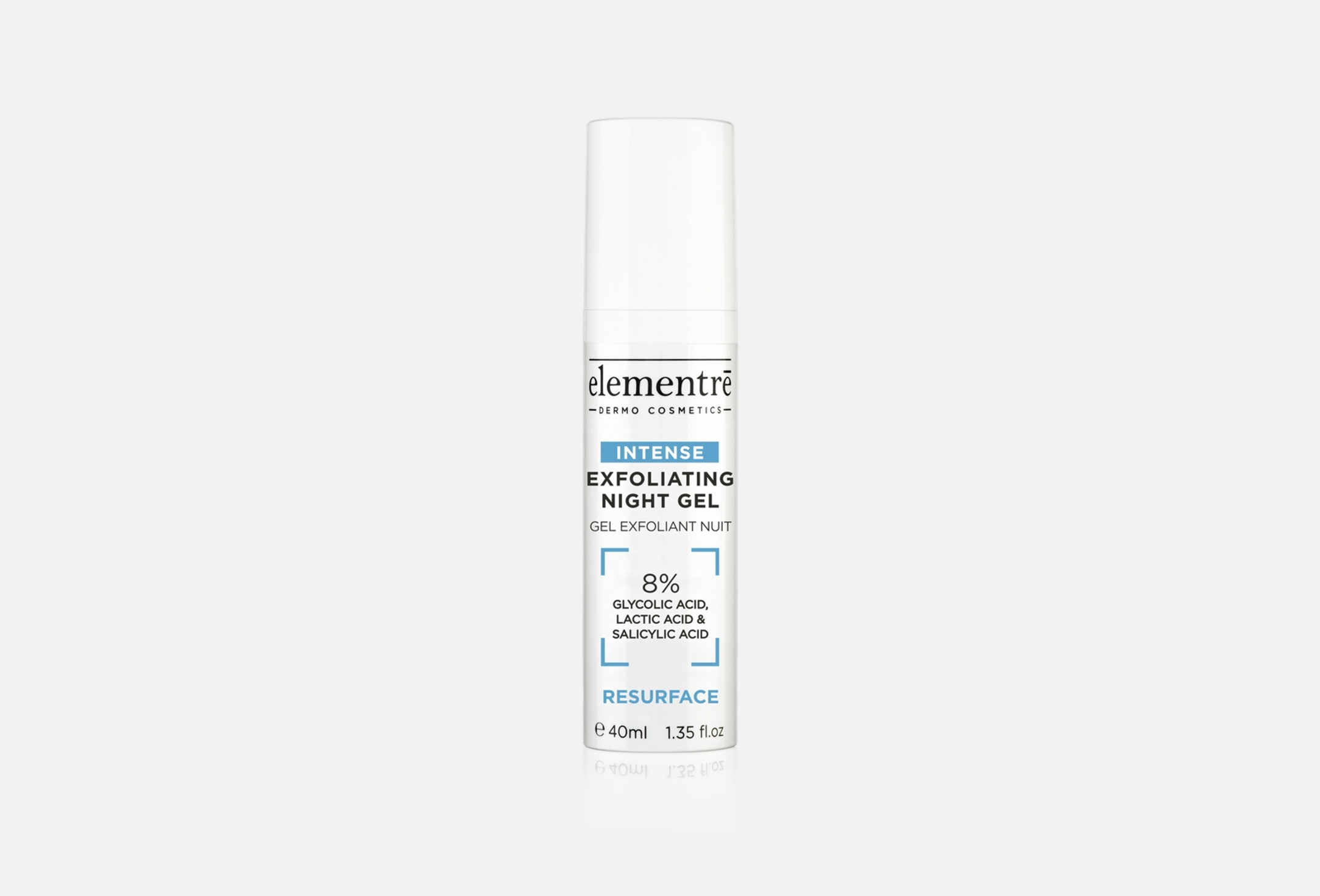 8% glycolic lactic salicylic acids 40