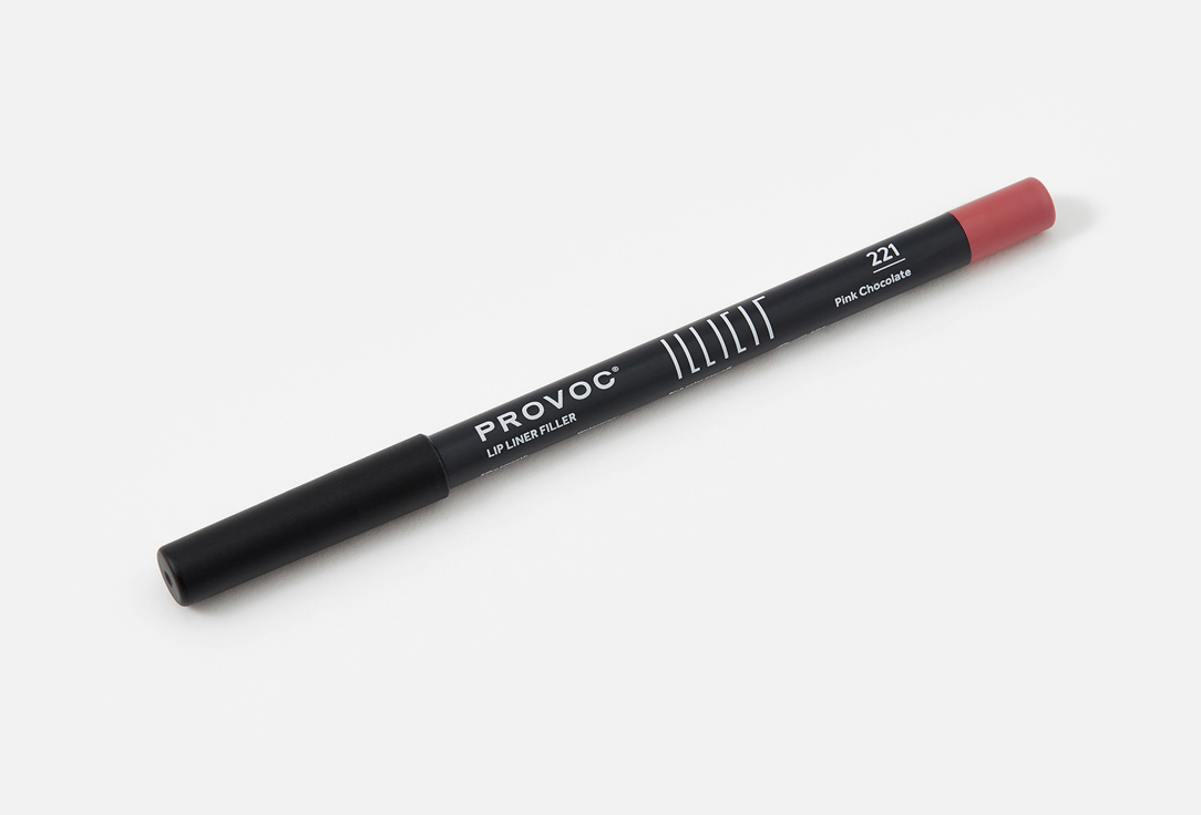 Provoc Matte Lip Pencil Illicit 221, Pink chocolate 8 g Provoc Matte Lip Pencil Illicit