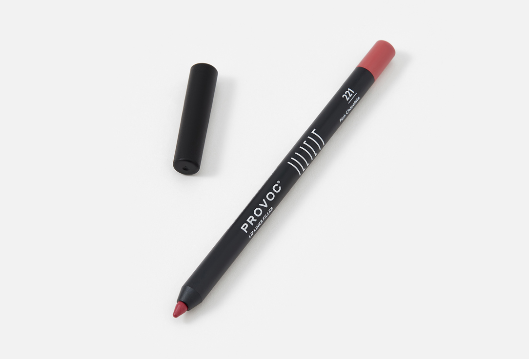 Provoc Matte Lip Pencil Illicit 221, Pink chocolate 8 g Provoc Matte Lip Pencil Illicit