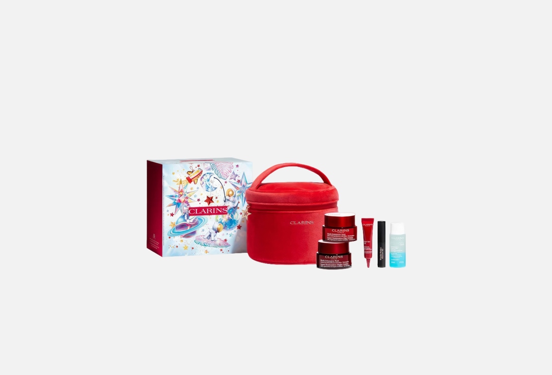 Clarins Skin Care Set Super Restorative Luxury Collection 7 pcs Clarins Skin Care Set Super Restorative Luxury Collection