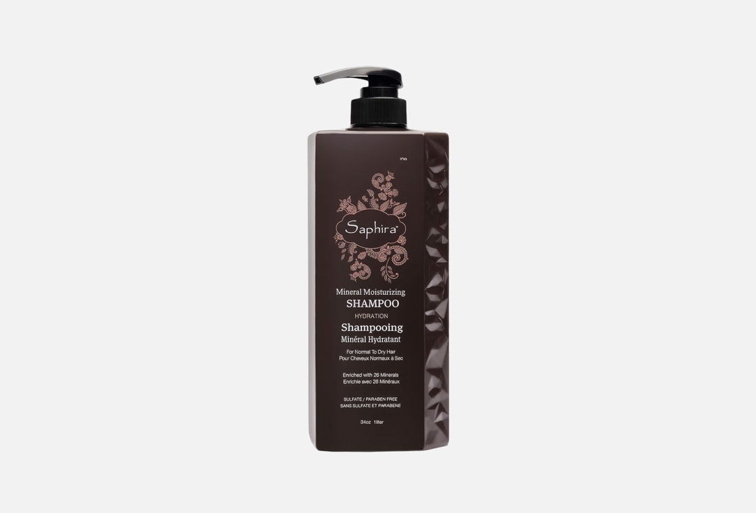Saphira Moisturizing Shampoo Deep Hydration 1000 ml Saphira Moisturizing Shampoo Deep Hydration