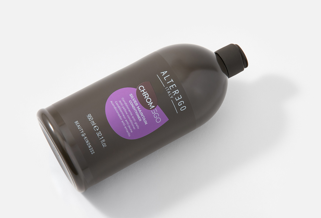 ALTEREGO ITALY Nourishing & Toning Conditioner Chromego Silver Maintain 950 ml ALTEREGO ITALY Nourishing & Toning Conditioner Chromego Silver Maintain