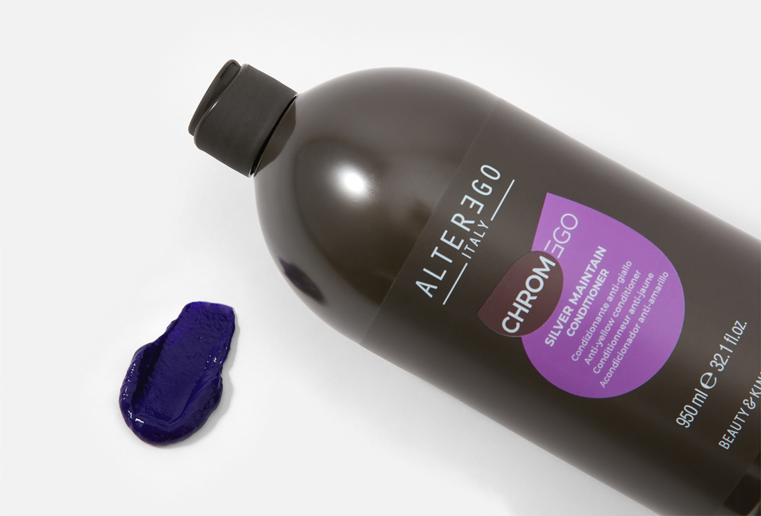 ALTEREGO ITALY Nourishing & Toning Conditioner Chromego Silver Maintain 950 ml ALTEREGO ITALY Nourishing & Toning Conditioner Chromego Silver Maintain
