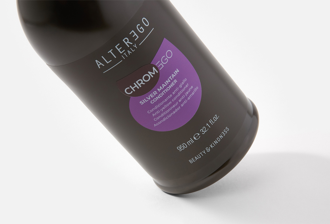 ALTEREGO ITALY Nourishing & Toning Conditioner Chromego Silver Maintain 950 ml ALTEREGO ITALY Nourishing & Toning Conditioner Chromego Silver Maintain