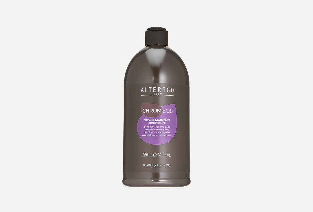 ALTEREGO ITALY Nourishing & Toning Conditioner Chromego Silver Maintain 950 ml ALTEREGO ITALY Nourishing & Toning Conditioner Chromego Silver Maintain