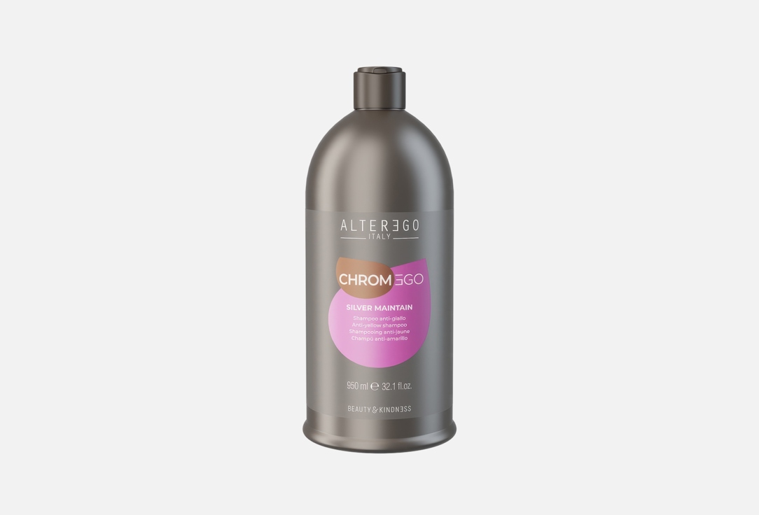 ALTEREGO ITALY Toning Shampoo Chromego Silver Maintain 950 ml ALTEREGO ITALY Toning Shampoo Chromego Silver Maintain