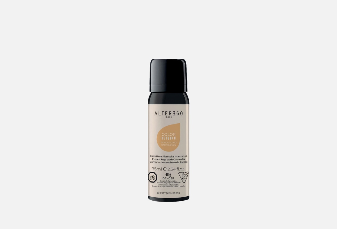 ALTEREGO ITALY Hair Dye Spray Color Retouch Dark blonde 75 ml ALTEREGO ITALY Hair Dye Spray Color Retouch