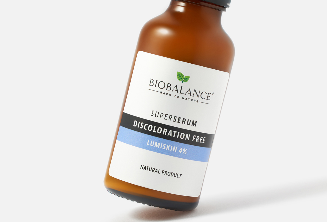 BIOBALANCE Discoloration-correcting Lumiskin 4% serum Discoloration Free Lumiskin 4% 30 ml BIOBALANCE Discoloration-correcting Lumiskin 4% serum Discoloration Free Lumiskin 4%