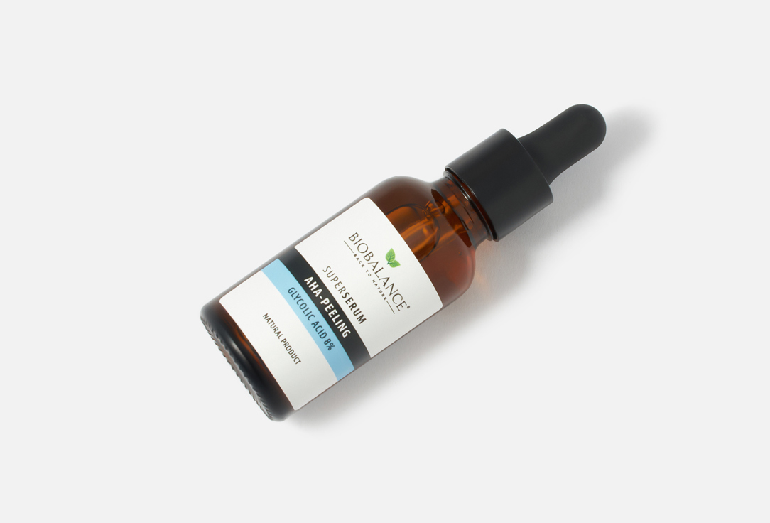 BIOBALANCE Glycolic acid peeling serum BB AHA Peeling Glycolic Acid 8% 30 ml BIOBALANCE Glycolic acid peeling serum BB AHA Peeling Glycolic Acid 8%