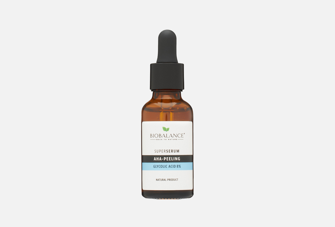 BIOBALANCE Glycolic acid peeling serum BB AHA Peeling Glycolic Acid 8% 30 ml BIOBALANCE Glycolic acid peeling serum BB AHA Peeling Glycolic Acid 8%