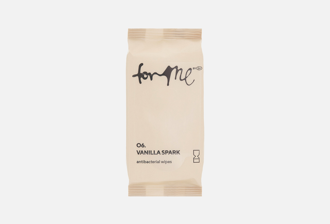 فور مي باي جولد أبل مناديل مبللة مقاومة للبكتيريا لتنظيف اليدين والجسم فانيليا سبارك