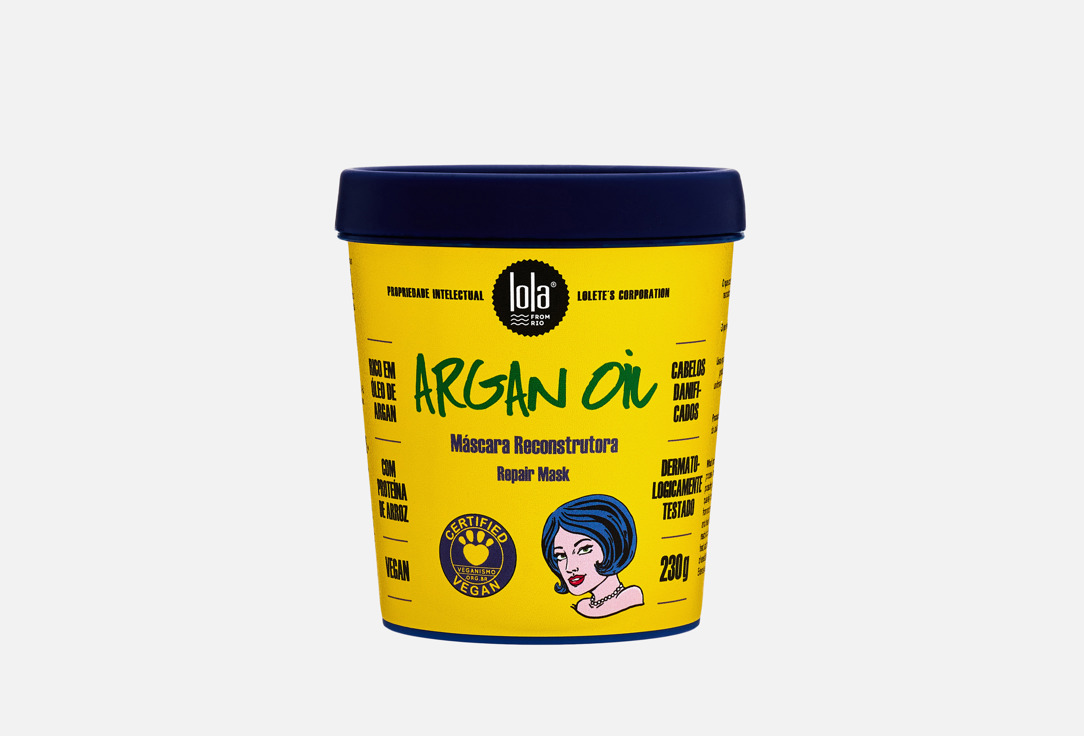 Lola from Rio Repairing Mask For Damaged Hair Argan Oil 230 g Lola from Rio Repairing Mask For Damaged Hair Argan Oil