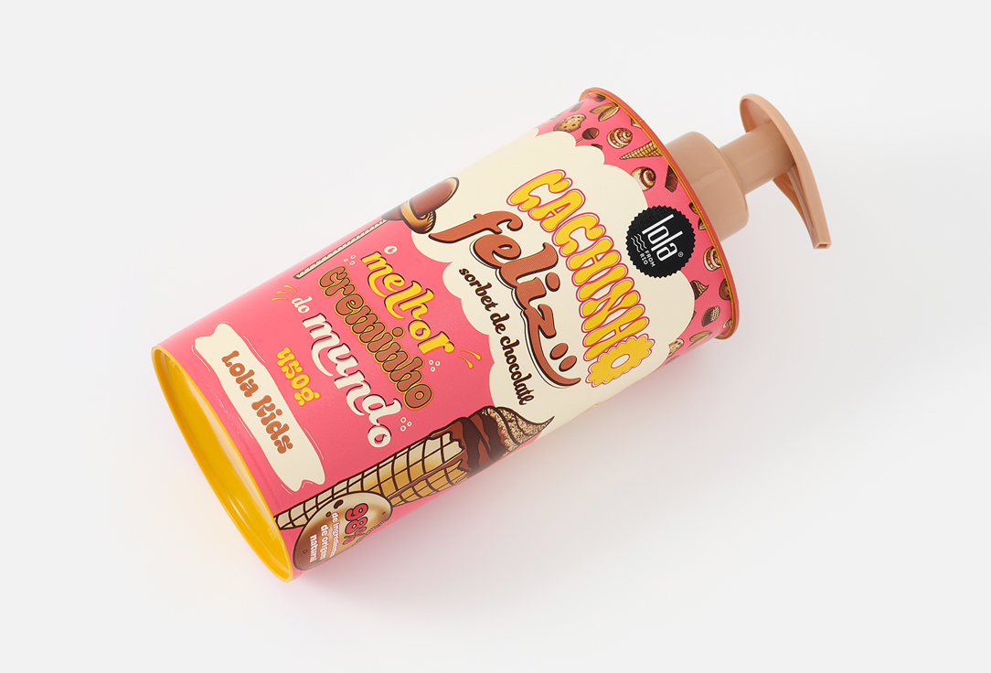 Lola from Rio Nourishing & Detangling hair Cream for Kids Cachinho Feliz Chocolate Sorbet