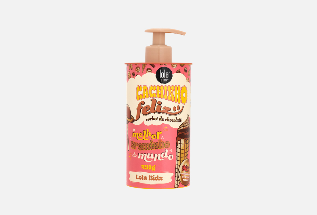 Lola from Rio Nourishing & Detangling hair Cream for Kids Cachinho Feliz Chocolate Sorbet