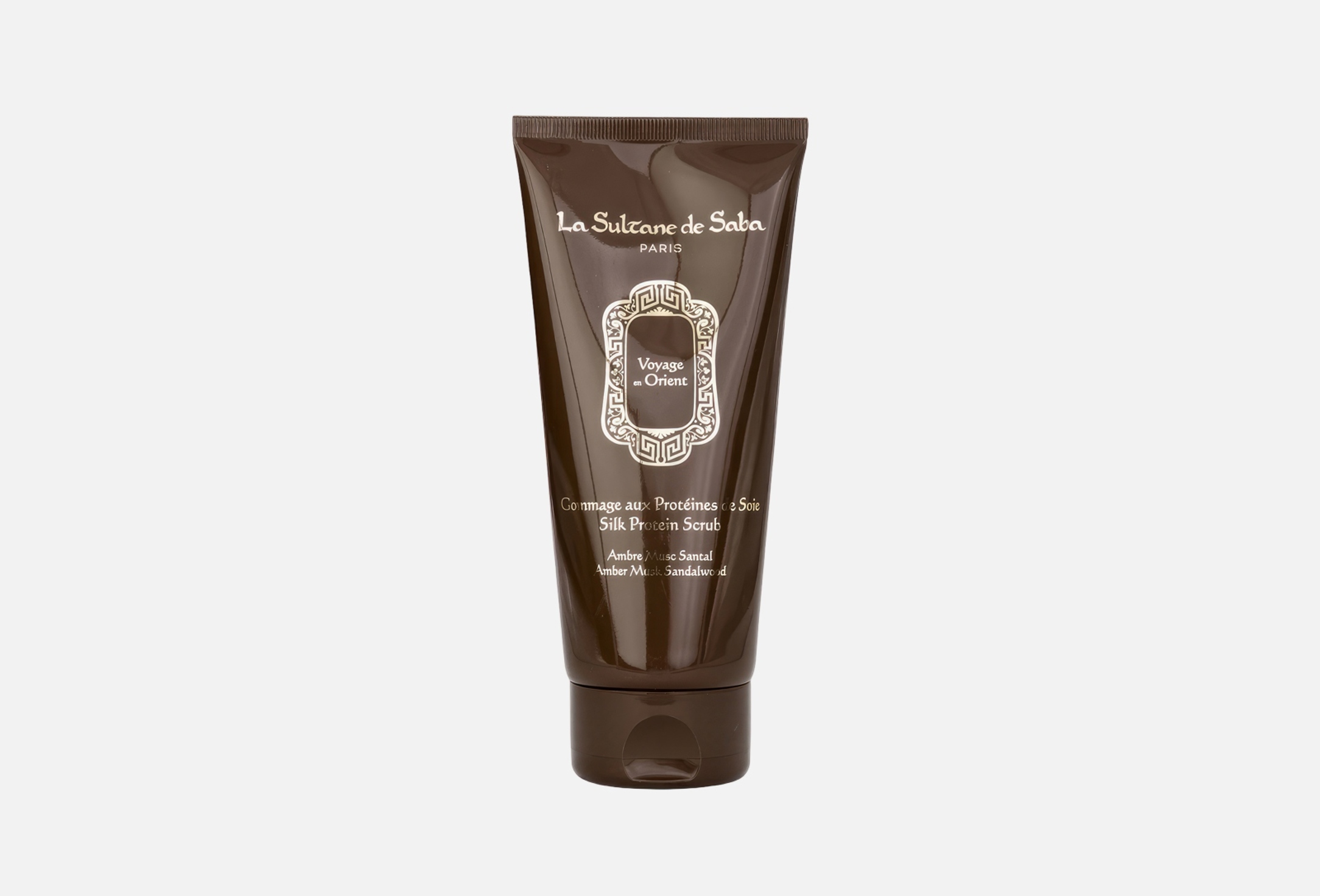 Silk Protein Scrub Amber Musk Sandalwood 200