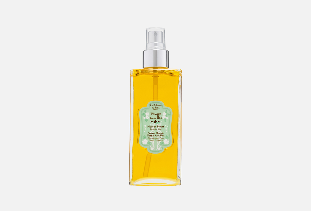 لا سلطان دي سابا زيت معطر للجسم والشعر بيوتي أويل ألو فيرا آند تياري فلورز