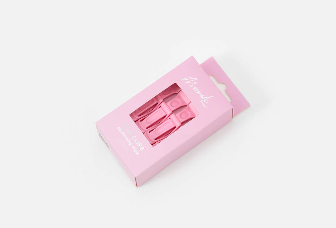 Mermade Hair Grip Clips Set Pink 4 pcs Mermade Hair Grip Clips Set Pink