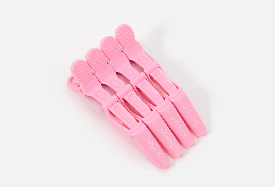 Mermade Hair Grip Clips Set Pink 4 pcs Mermade Hair Grip Clips Set Pink