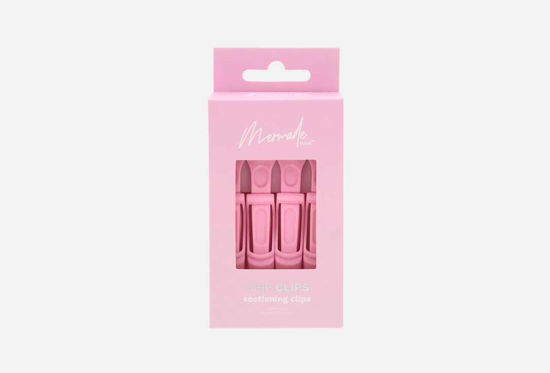 Mermade Hair Grip Clips Set Pink 4 pcs Mermade Hair Grip Clips Set Pink