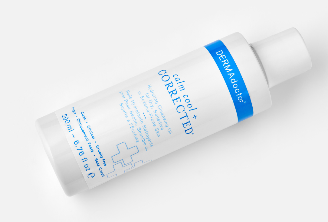dermadoctor Hydrating Cleansing Face Oil Calm Cool & Corrected Gentle Cleansing Oil & Makeup Remover