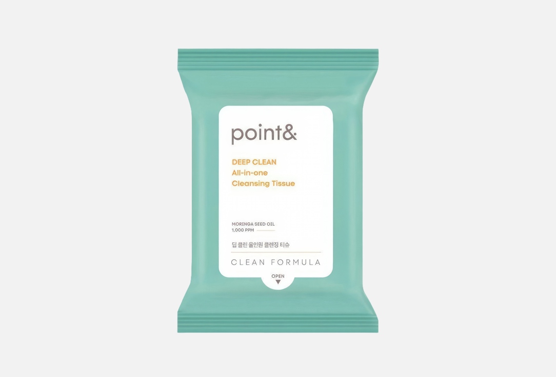 point& Makeup cleansing tissues Deep clean all kill